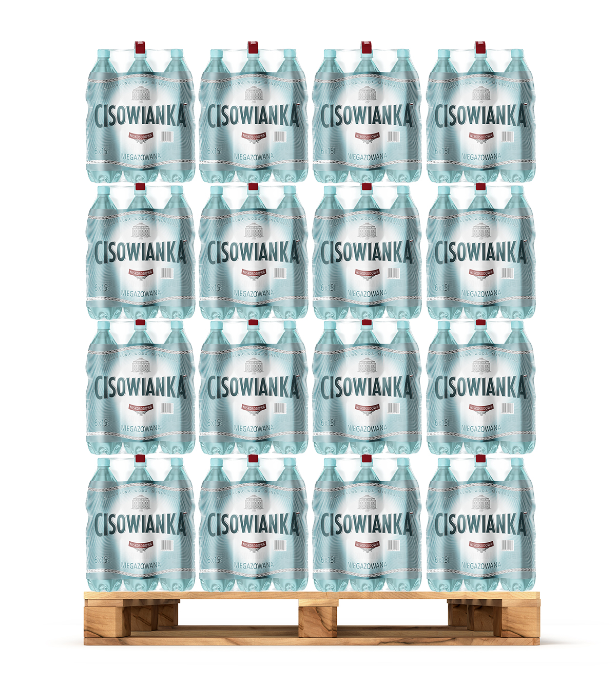 Cisowianka 1,5l niegazowana na palecie 504 szt. – bez kaucji