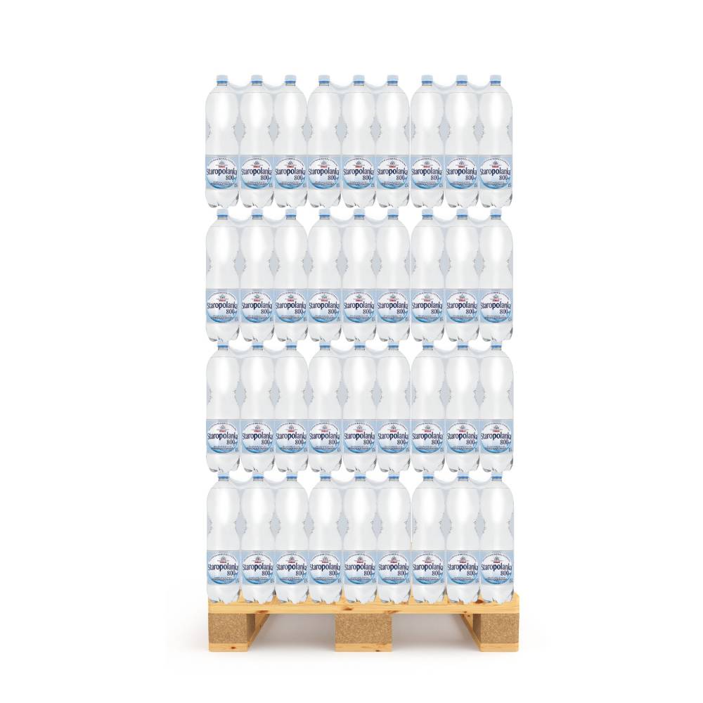 1.5l woda mineralna staropolanka 800 lekko gazowana x504