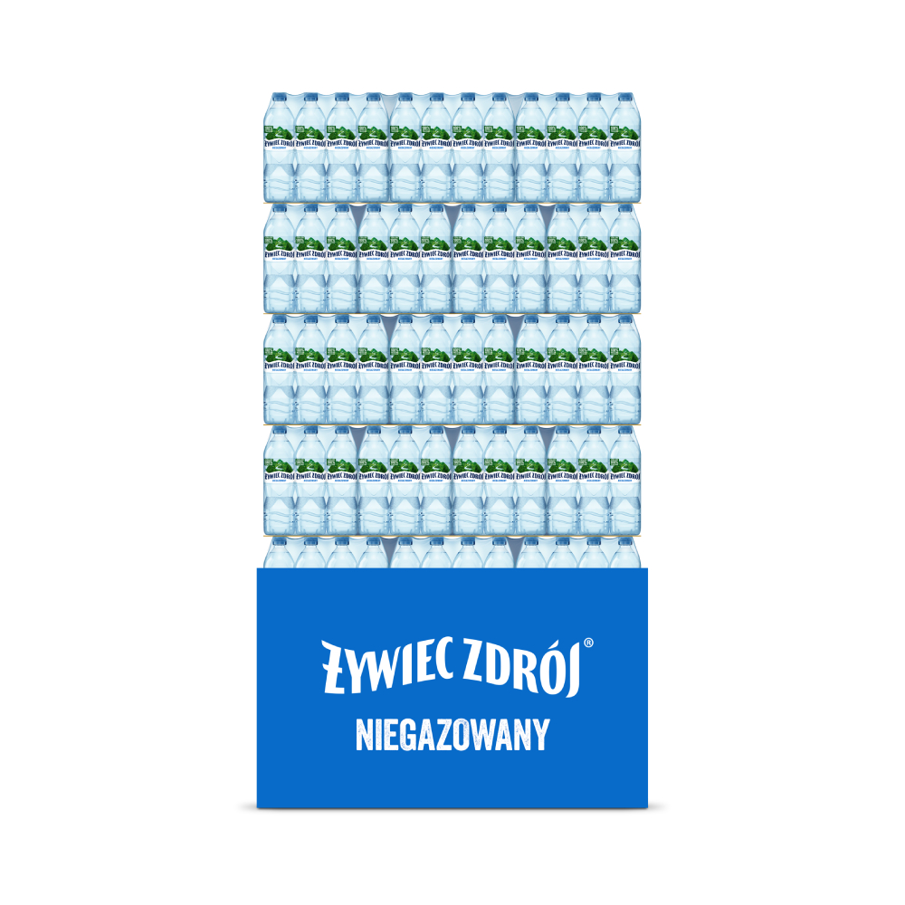 Woda żywiec zdrój 0,5l niegaz na palecie 1512 szt.