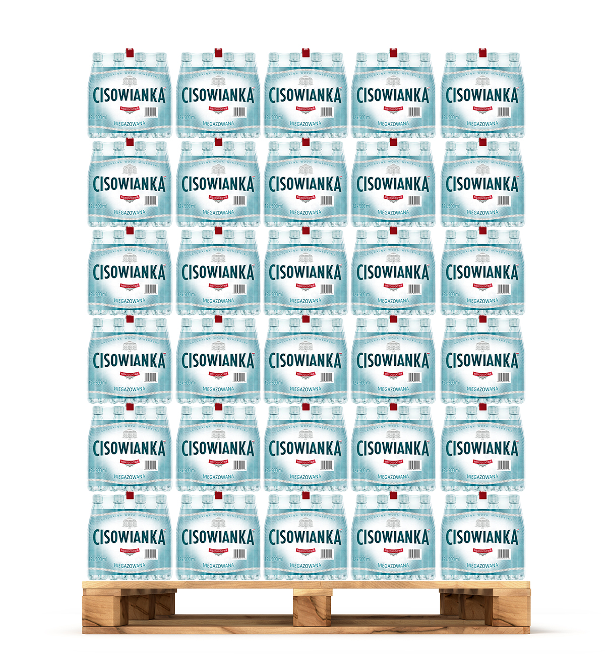 Cisowianka 0,5l niegaz na palecie 1512 szt.
