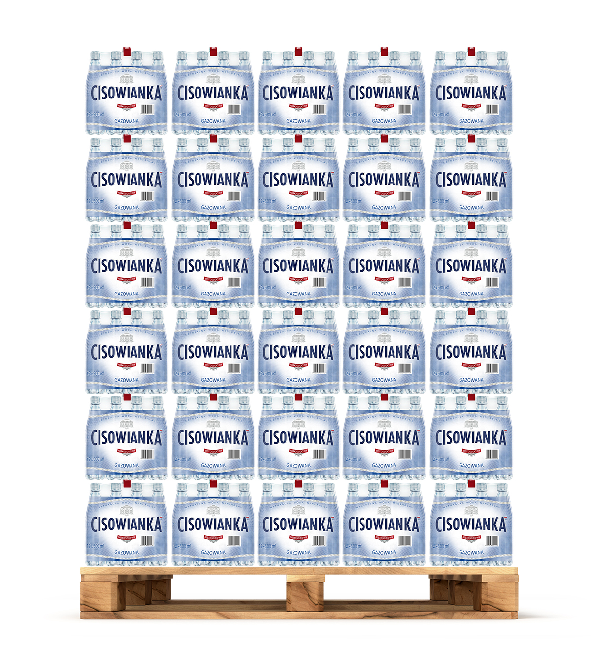 Cisowianka 0,5l gaz na palecie 1512 szt.