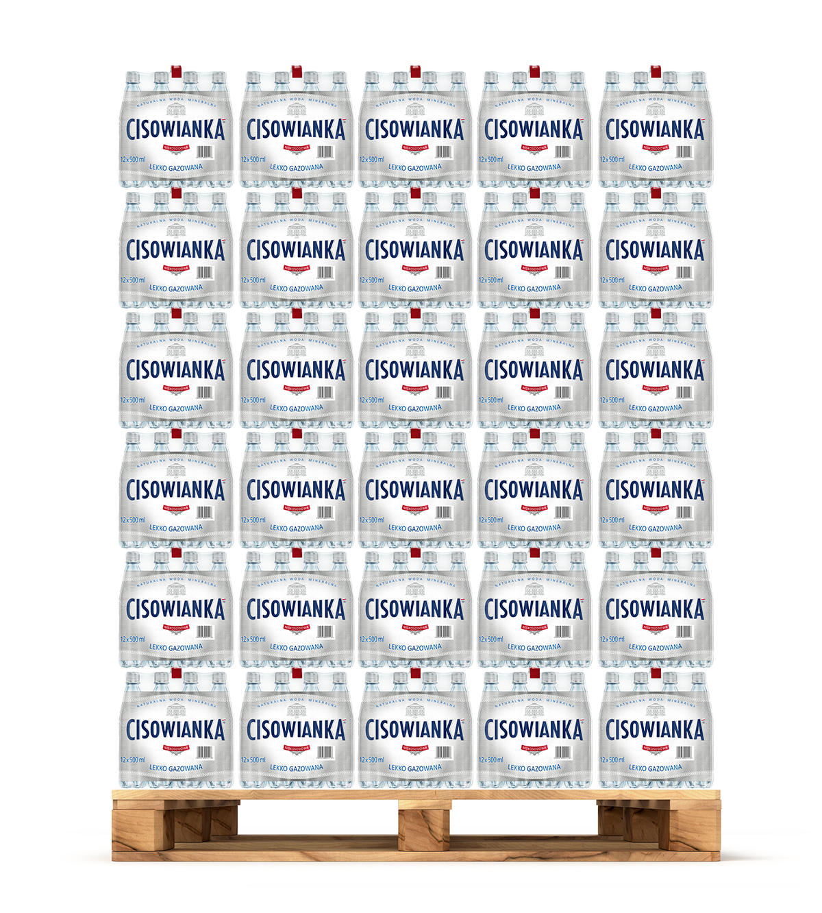 Cisowianka 0,5l lekki gaz na palecie 1512 szt.