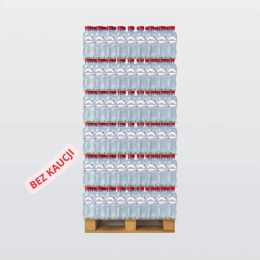 BEZ KAUCJI Aqua Polonia 0,5L Woda niegazowana Paleta 1368 szt.
