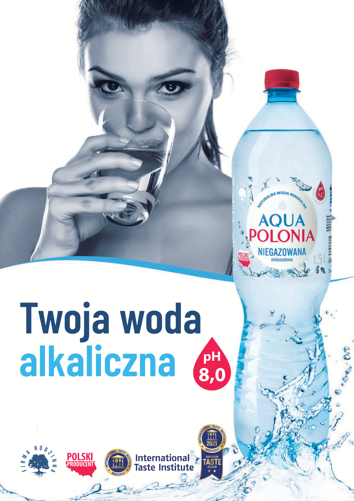 Aqua Polonia 1,5L Woda gazowana Paleta 504 szt. – bez kaucji - 2
